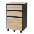 caisson-de-bureau-mobile-a-3-tiroirs-sur-roulettes-chene-clair-et-noir-40x40x715cm-zexsjj3098hx